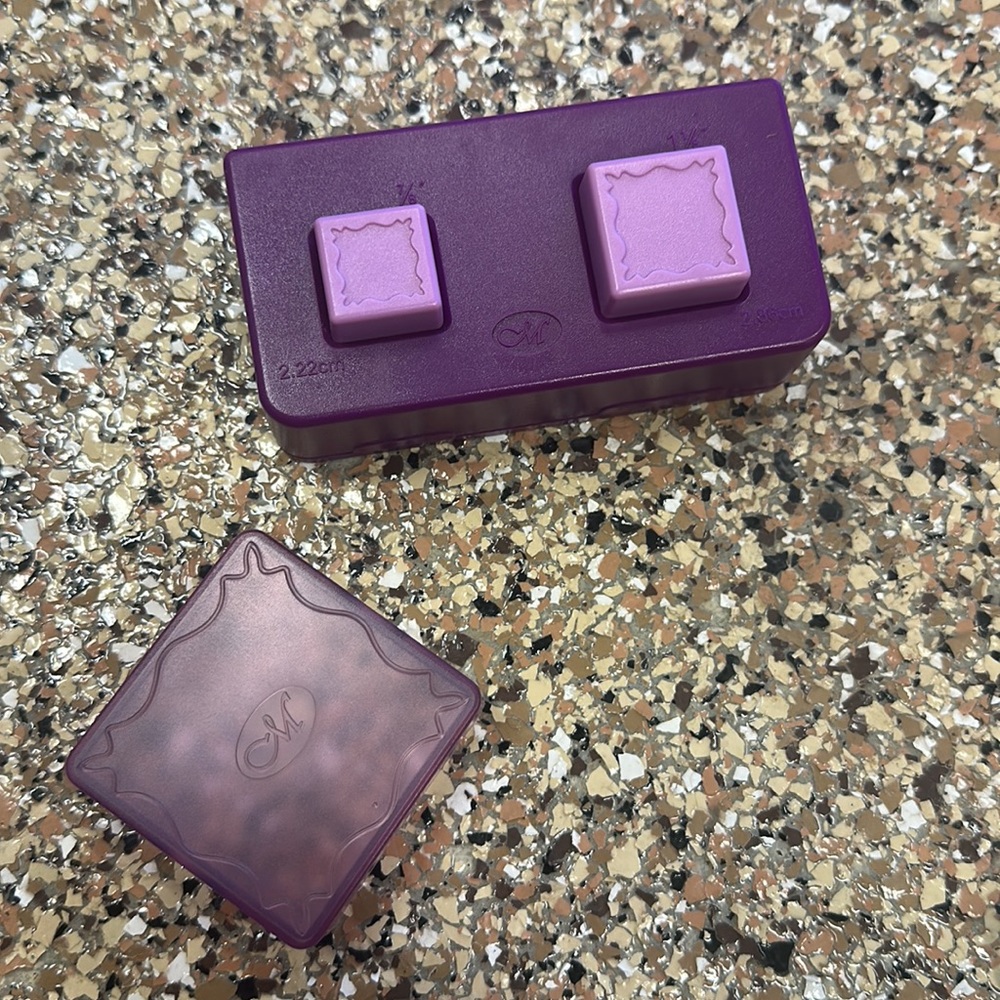 Never used. Fancy Square maker. Creative memories.